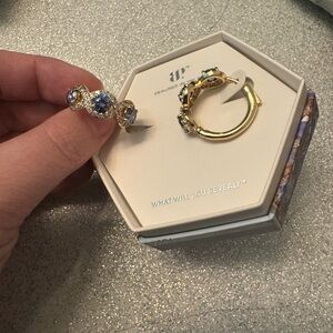 Gold and Blue Stone Ring